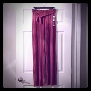 New Mix M Trouser fit Palazzo Pants Maroon